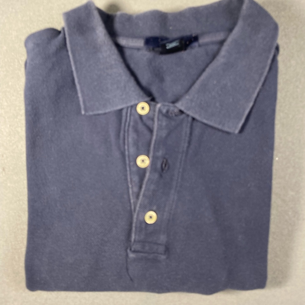 Big and Tall Gap Polo style Shirt, Blue,‎ Short Sleeve, Size XXXL / TTTG